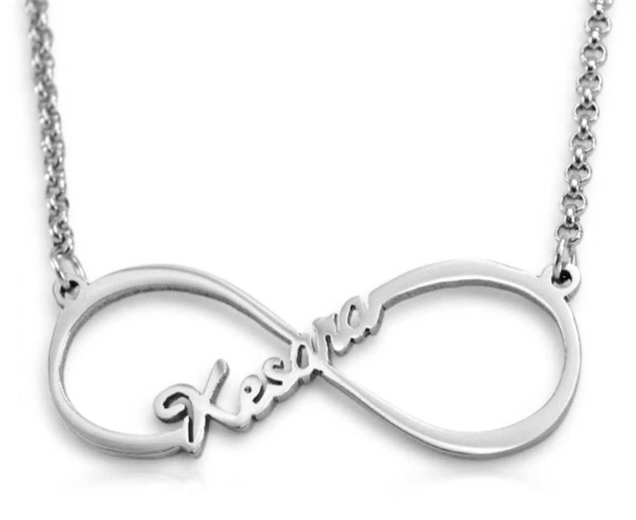 Personalised Single Infinity Name Necklace