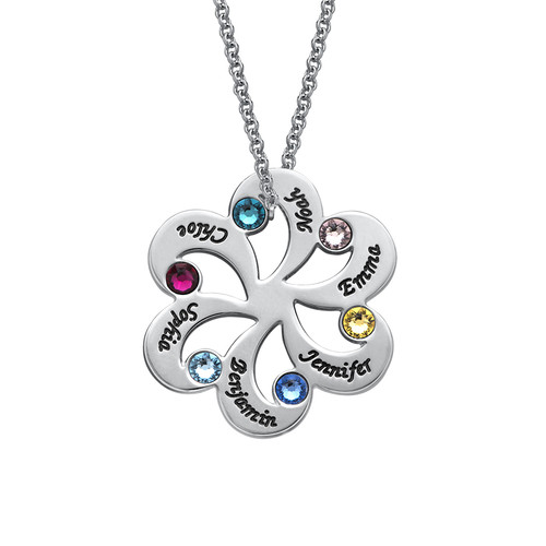 Birthstone Family Necklace
