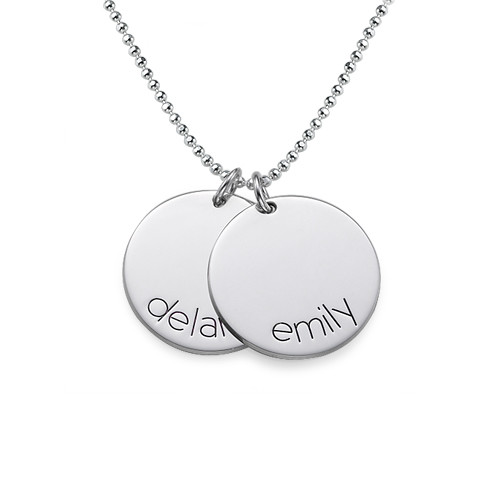 Name Disc Necklace for Kids