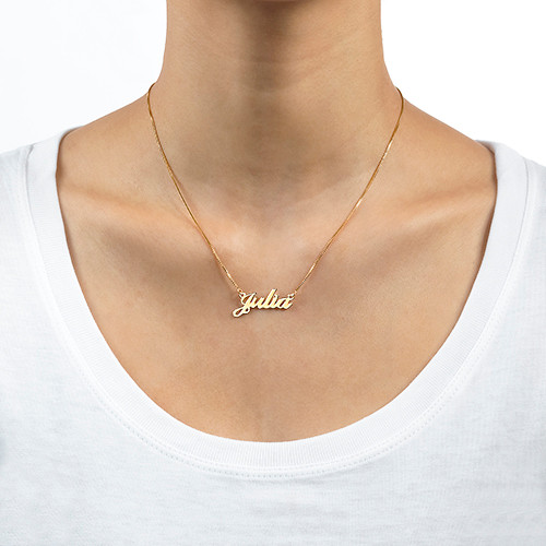 Small Classic Name Necklace