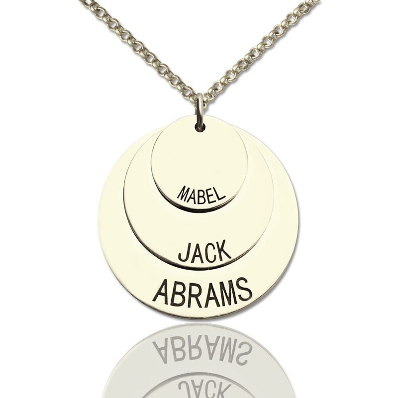 Three Disc Necklace